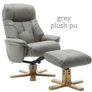 Grey Plush PU