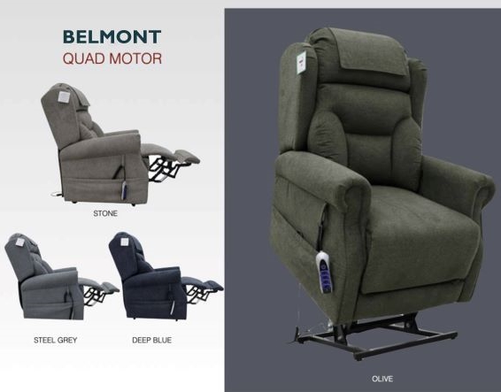 Belmont Quad Motor Lift and Rise Armchair 1