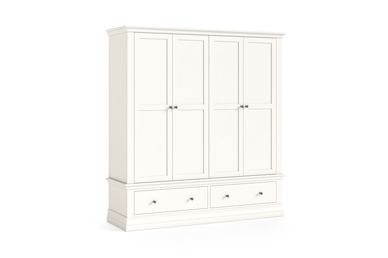 Coconut Milk 4 Door Wardrobe 1