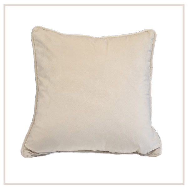 Cream Velvet Cushion 1