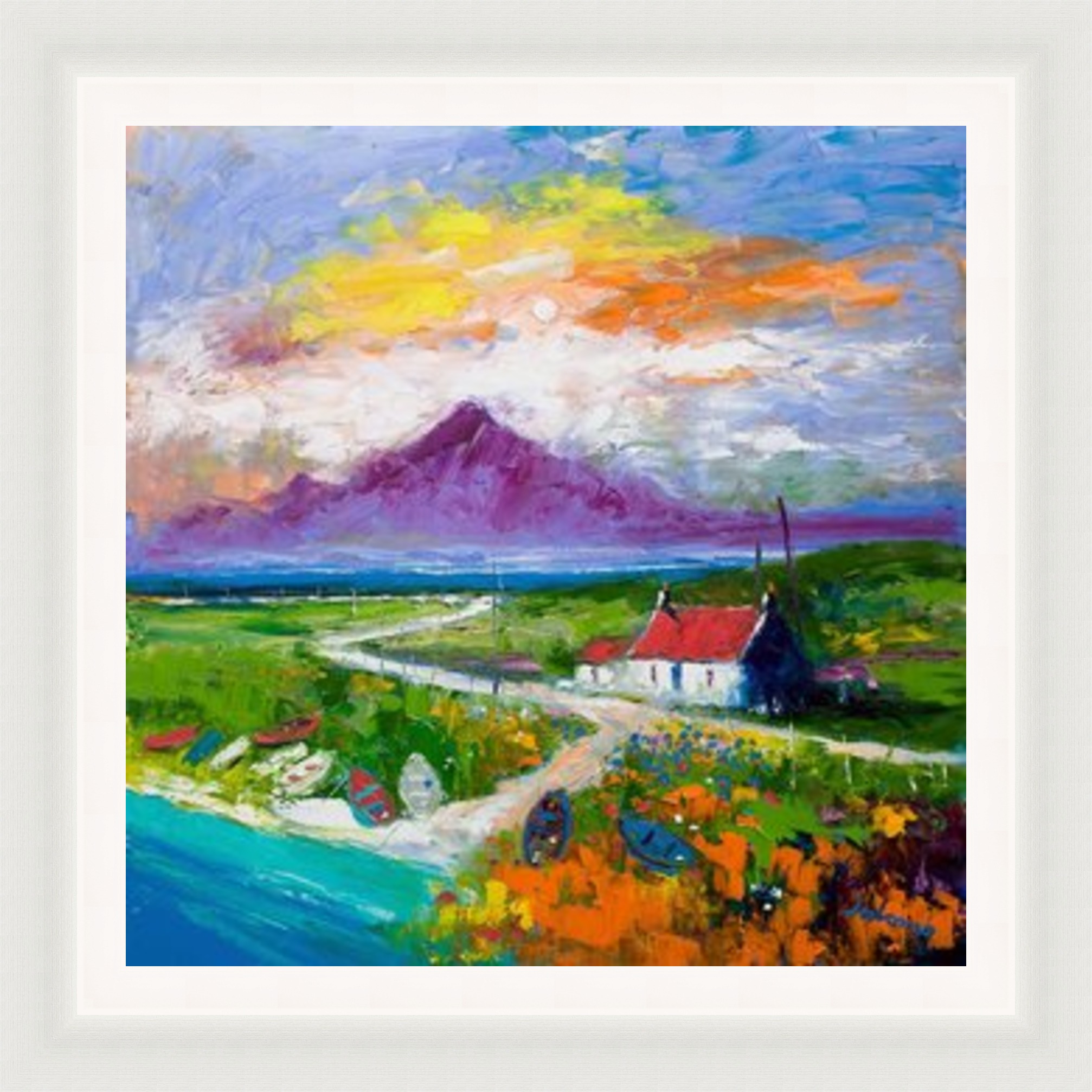 Creels and Beached Boats the Uists 1