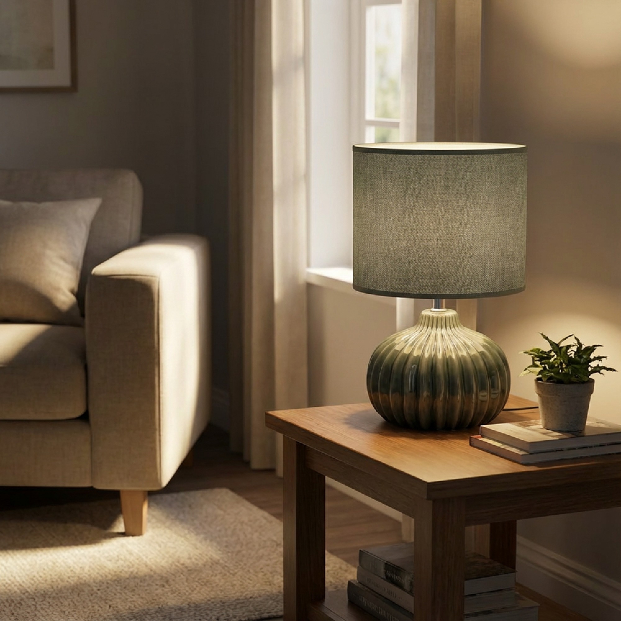 Dakota Ceramic Lamp Ocean 1