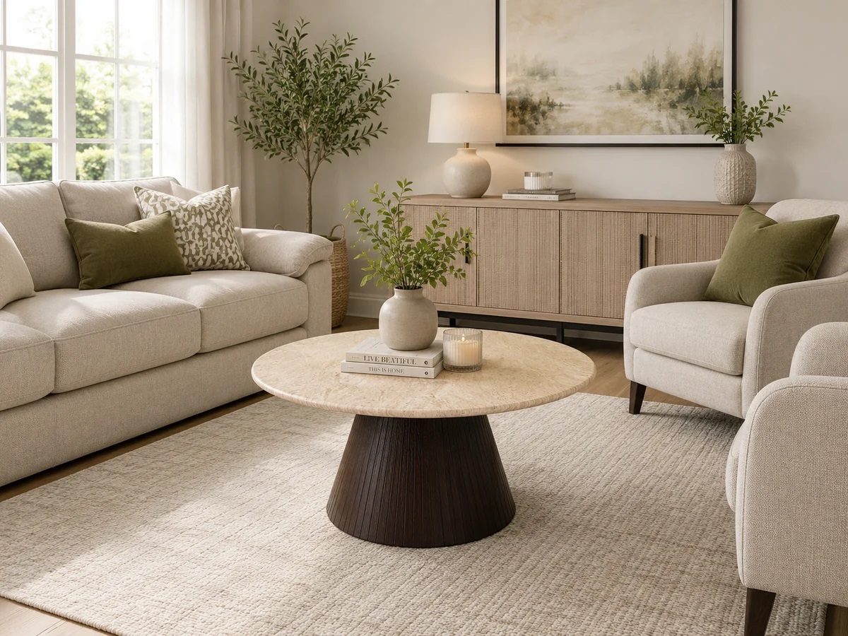 Dalton Round Coffee Table 1