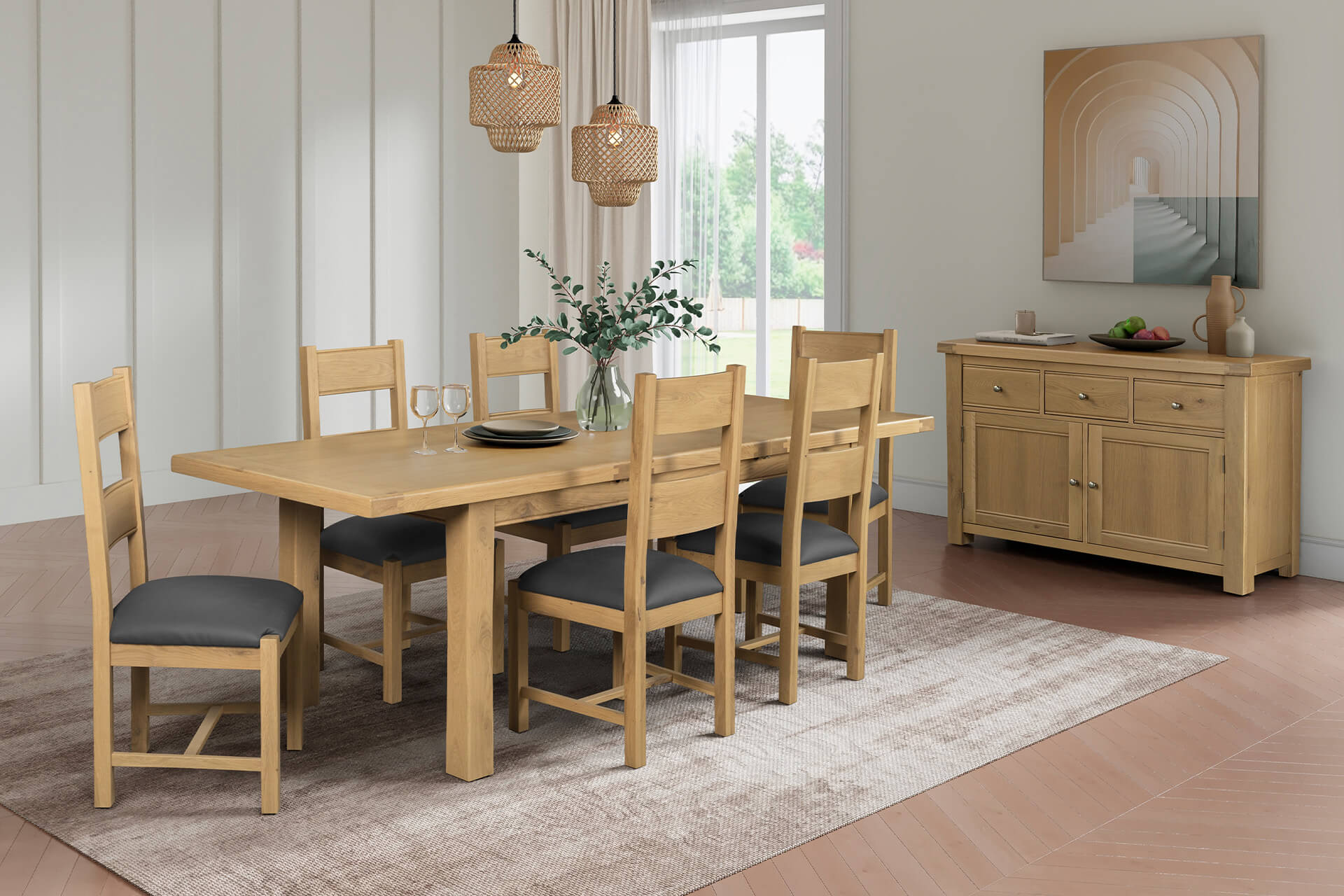 Dromore Extending Dining Table  1