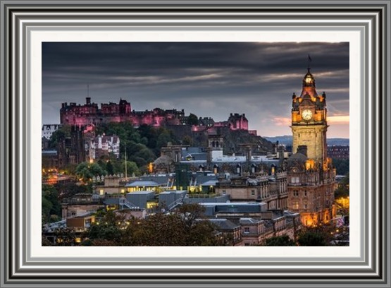 Edinburgh Castle at Night 1