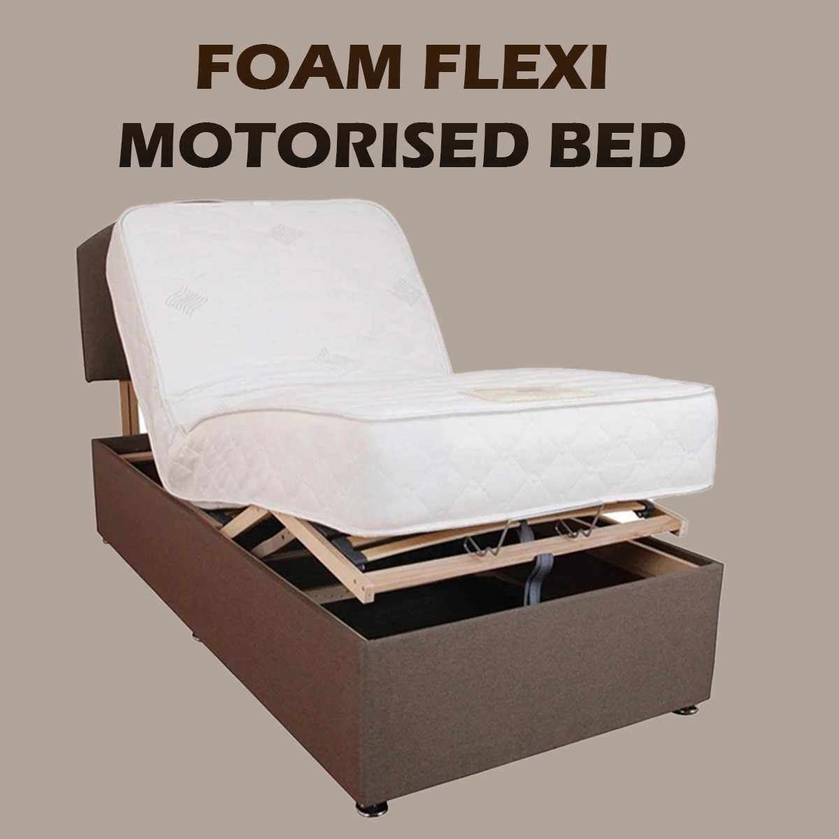 Foam Flexi Motorised Bed 1