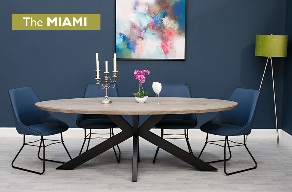 Miami Oval Dining Table 1