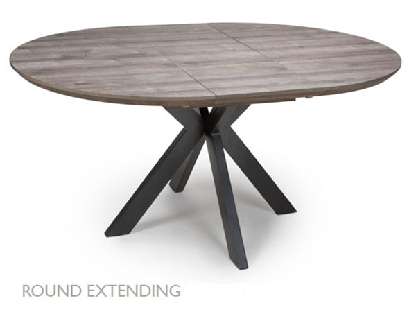 Miami Round Extending Dining Table 1