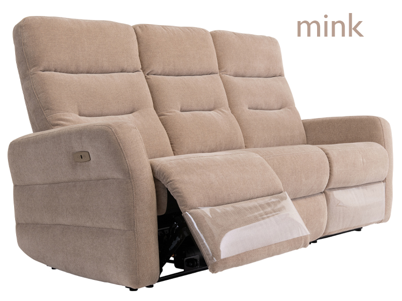 Milan 3 Seater Electric Reclining Sofa 1