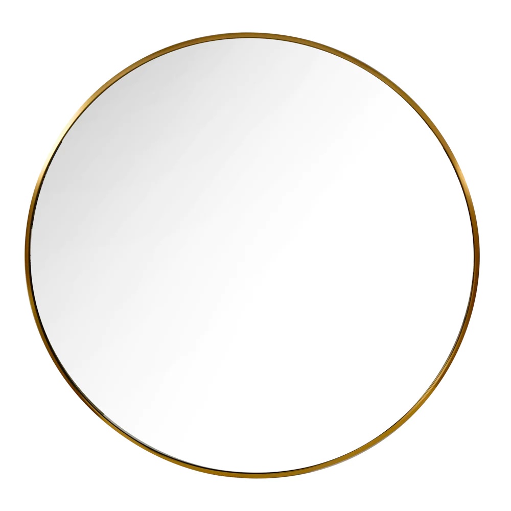 Modena Round Mirror Gold 1