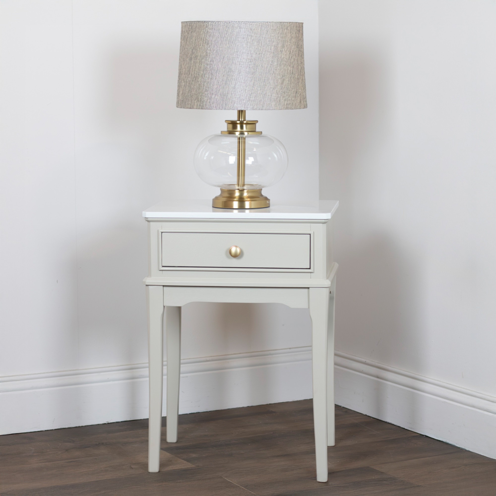 Monaco 1 Drawer Lamp Table 1