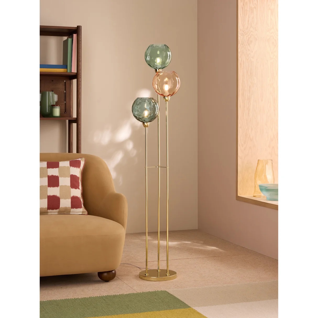 Oita 3 Glass Lamp Multicolour 1