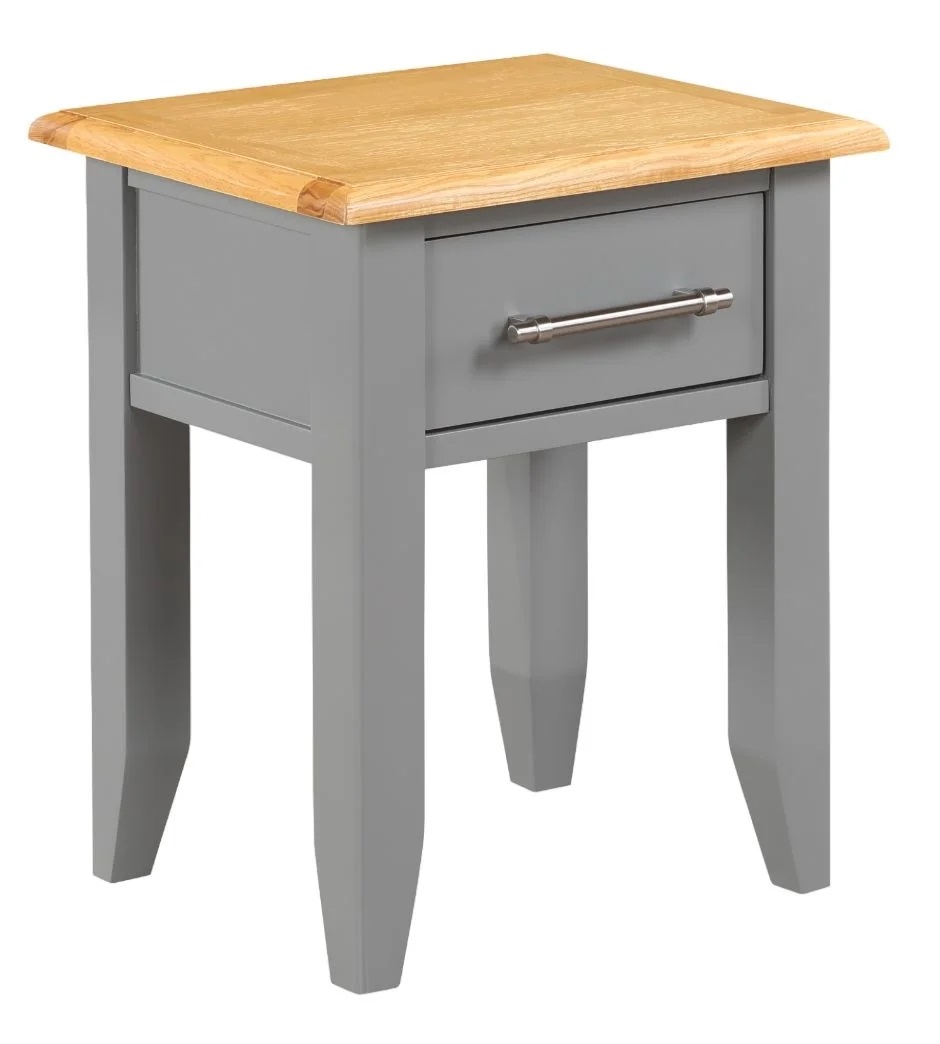 Rosskeen Lamp Table with Drawer 1