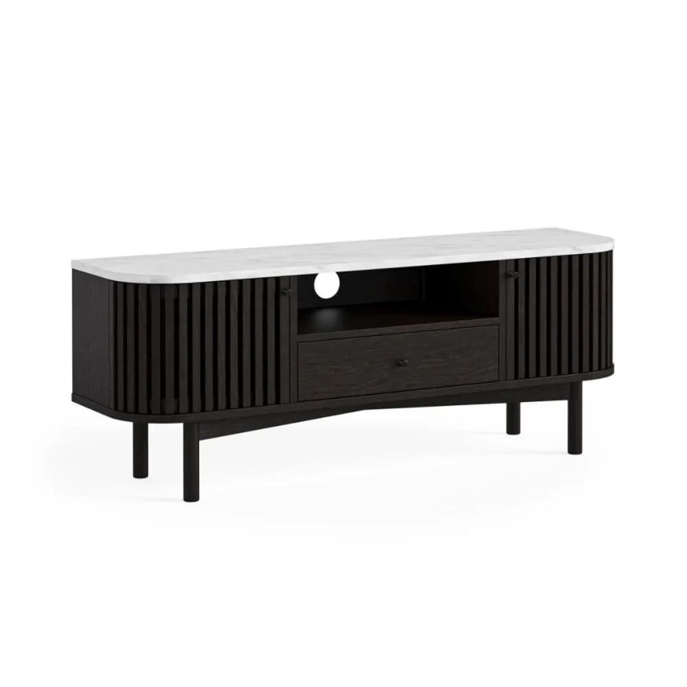 Sligo Black Marble Small Tv Unit 1