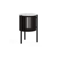 Sligo Black Marble Story Side Table 1