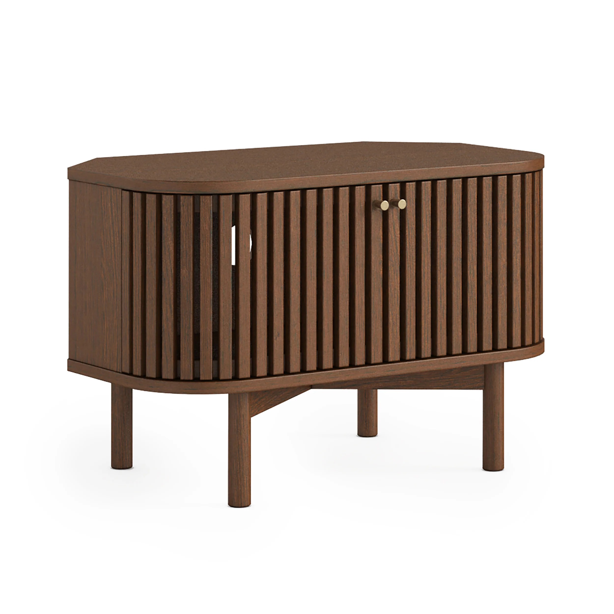 Sligo Brown Corner TV Unit 1