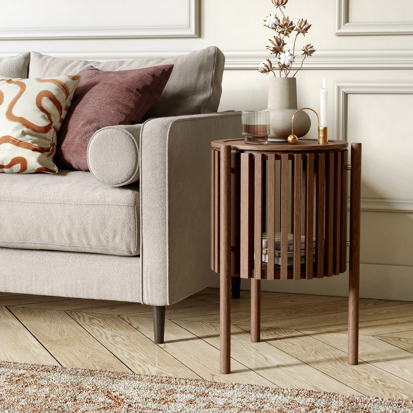 Sligo Brown Story Side Table  1
