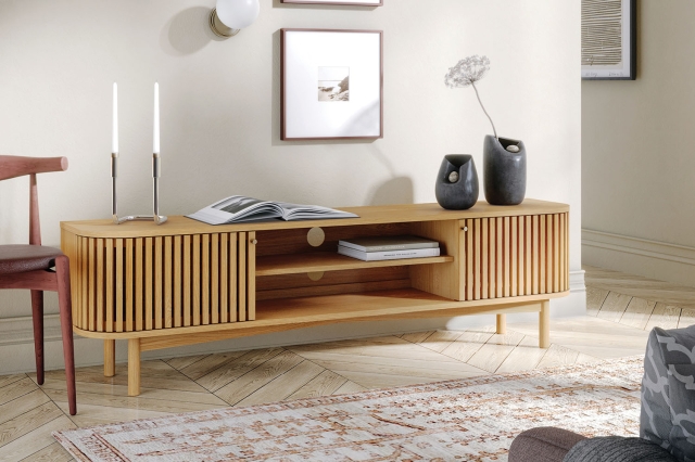 Sligo Oak Large TV Unit 1