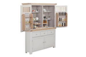Dromore Taupe Larder Hutch 2 thumbnail