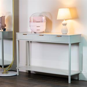 Harper Taupe 3 Drawer Console  1 thumbnail