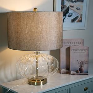 Kyra Clear Glass Lamp 1 thumbnail