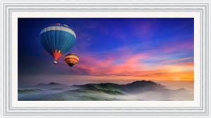 Hot Air Balloons over Mountains 1 thumbnail