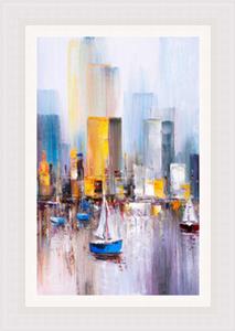 Manhattan Bay Oil Painting 1 thumbnail