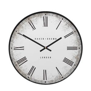 Black Murano Mirror Glass Clock 2 thumbnail