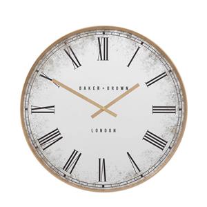 Gold Murano Mirror Glass Clock 2 thumbnail