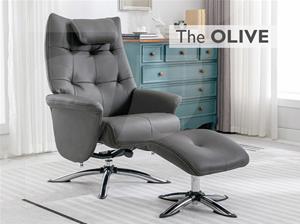 Olive Swivel Chair 1 thumbnail