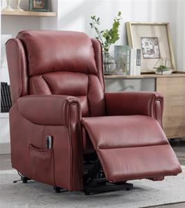 Sandhurst Leather Lift and Rise Chair 3 thumbnail