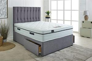 Savoy 1000 Pocket Divan set with 2 FREE Drawers and FREE Headboard 1 thumbnail