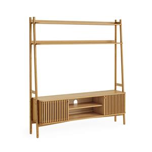 Sligo Oak Large Media Cabinet 1 thumbnail
