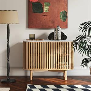 Sligo Oak Marble Small Sideboard  1 thumbnail