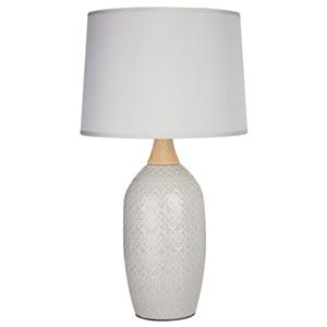 Wilma Grey Ceramic Lamp 1 thumbnail