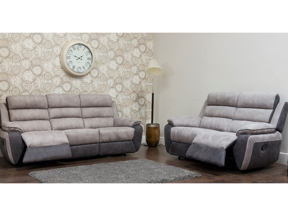 Urban 3 Seater and 2 Seater Reclining Sofas 1