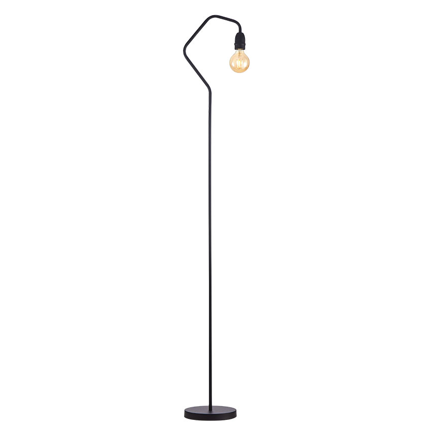 Venus Black Nickel Floor Lamp 1