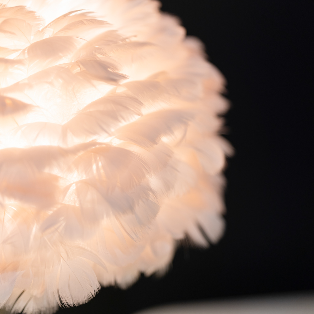 White Feather Lamp 2