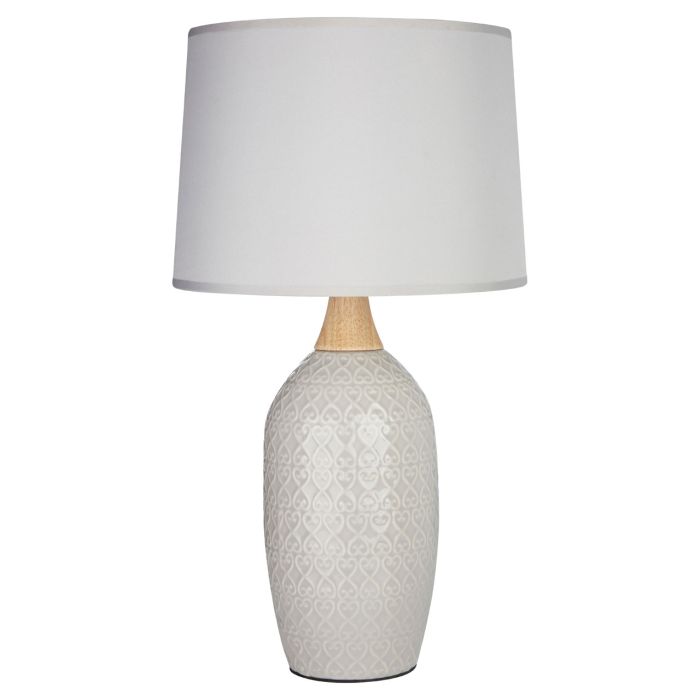 Wilma Grey Ceramic Lamp 1